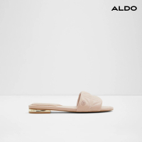 【ALDO】SUNDOWN-優雅菱格設計平底涼拖鞋-女鞋(粉膚色)