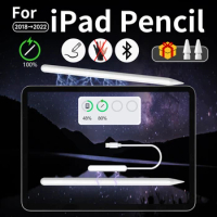 For Apple Pencil With Wireless Charging Stylus Pen iPad Pencil 1 2 Palm Rejection Bluetooth Tilt Air Pro Mini Ipad Accessories