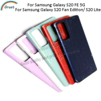 For Samsung Galaxy S20 FE 4G 5G Back Case Battery Cover Housing for Samsung S20 Fan Edition S20 Lite G780F G781B Rear Door