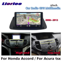 For Honda Accord Europe For Acura Tsx/Spirior 2008-2013 Car Android Multimedia Player GPS Navigation System Radio Screen Stereo