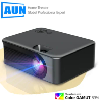 AUN Portable Projector Mini A30 Upgrade Home Theater Projectors 4K Video Play Via HD Port Smart Tv Screens Cinema Beam Laser 3D