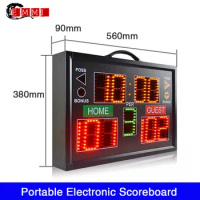 Hot Sale Led Portable Scoreboard Led Digital Electronic Basketball Scoreboard Led Basketball Scoreboard With Shot Clock