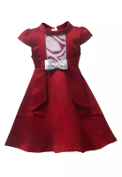 TWO MIX Two Mix Dress Anak Pesta Bahan Satin Y859