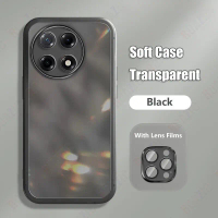 Sarung Telefon, Dengan Saput Lensa, Untuk Tecno Camon 30S / Camon 30S Pro, Penutup Belakang Lutsinar
