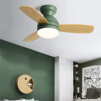 36/42 Inch Intelligent Frequency Conversion Ceiling Fans With Lights 3-speed Forward And Reverse Ceiling Fan With Chandeliers