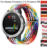 20mm Nylon Strap Watchband For Garmin Vivoactive 3 3t Vivomove HR Smart Watch Band For Garmin Venu SQ Move Luxe Style Bracelet