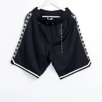 Celana MASTERMIND X BAPE BAND TAPE SIDE BLACK SHORT PANTS 100% ORIGINAL Size M