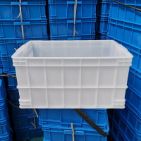 白色塑料箱子長方形週轉箱大號塑膠箱帶蓋儲物箱食品收納盒養龜箱