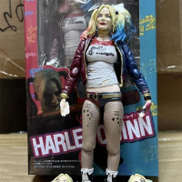 Movie Suicide Squad Figures Harley Quinn Action Figure The Clown'S Girl Figurine Pvc Models Statue Toy Ornament Collection Gifts