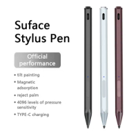 Surface Stylus Pen For Surface Pro 8/X/7/6/5/4/3/Go 3/2/Laptop 3/2 4096 Tilt Pressure Sensitivity Magnetic Active Touch Pencil