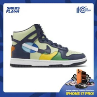 NIKE DUNK HIGH LX PISTACHIO MIDNIGHT NAVY Sepatu Sneakers Wanita - DQ7575300 39