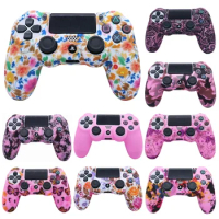 Pink Soft Silicone Control Case For PLAYSTATION4 Controller Skin Gamepad Cover Accessorries For PS4 Joystick Accessories