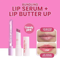Marshwillow Lip Therapy Duo Bundle (1 pc Lip Serum + 1 pc Lip Butter Up Tinted Balm) LS+LBCandyPink