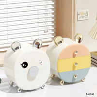 Tủ đựng đồ đa năng 2 tầng hình heo xinh cute dễ thương T-HD50