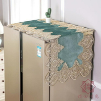 冰箱防塵罩蓋巾家用冰箱蓋布雙開門防塵布蓋【櫻田川島】