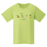 【【蘋果戶外】】mont-bell 1114536 LLGN 百合綠【女款】CAMP 鳥獸 Wickron 短袖排汗衣 排汗T恤 機能衣