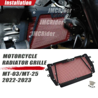 NEW Motorcycle Radiator Grille Grill Protective Guard Cover Perfect For Yamaha MT-03/MT-25 MT 03 MT03 2021 2022 2023