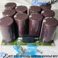 KIT PSU 10 ELCO NIPPON 10000uf 80V LENGKAP BERKUALITAS