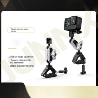 For Gopro 11 10 9 8 Motorcycle Accessories Camera Mount Bike Mount For Insta360 DJI OSMO Action Camera