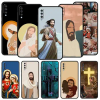 Faith Christian Religious Jesus Phone Case for Samsung A52 5G A12 A70 A50 A40 A20s A30 A10s A20e A22 A72 A32 A02 A42 A04S Cover