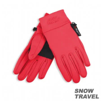 SNOWTRAVEL POWER STRETCH四向彈性手套(紅色)