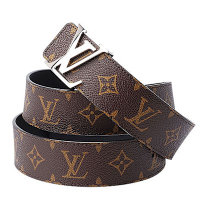 LV M9821T 經典Monogram花紋 LV字樣腰帶/皮帶