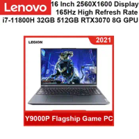 Top-end Lenovo Gaming Laptop PC Legion Y9000P 2021 i7-11800H 32GB Ram 1TB SSD RTX™ 3070 8G Graphics 16 Inch 2560x1600 165Hz