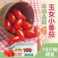 家購網嚴選 高雄美濃溫室玉女小番茄 10斤/盒-禮盒包裝