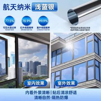 商場專用防曬玻璃貼膜防爆窗戶貼紙門市商鋪遮光遮陽單向透視貼紙平行進口