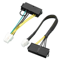 2024 New Standard 24 Pin Female to 6Pin Male Computer Power Cord ATX Mainboard Power Supply Connection Cable Line for acer 6P