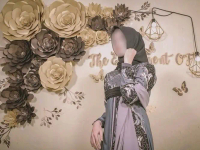 paper flower dekorasi big size / giant paper flower / dekorasi akad banners