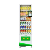 Combo Vending Machine For Snack And Drink Smart Video Automatic Mini Vendor Machine with QR Code Payment