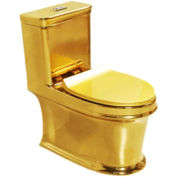 Ceramic Siphon European Gold Toilet Silent Toilet Odor Proof Hometown Gold 8.0 Large Pipe Water closet