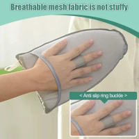 Grey Hand-held Heat-resistant Gloves Washable Ironing Board Clothing Steamer Mini Iron Household Accessories Ironing Board