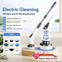 9 in 1 MODOFO Electric Cleaning Brush Kitchen Bathroom Toilet Electric Brush Cleaner Supplies