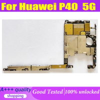 100% Original For Huawei P40 5G Motherboard Unlocked For Huawei P40 Logic Board With Full Chips Mainboard 128GB