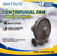 IMATSU'S Centrifugal Blower 550W 220V – Kipas Keong Industri Aluminium Radial Fan