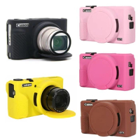Camera Soft Silicone Skin Cover For Canon G7XII G7X II G7X Mark 2 G7X2 Body Rubber Case Bag With Lens Protector
