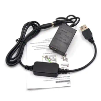 Power Bank 5V USB cable adapter + EP-5E ENEL22 EN-EL22 dummy battery DC coupler grip for Nikon 1 J4 S2 1J4 1S2