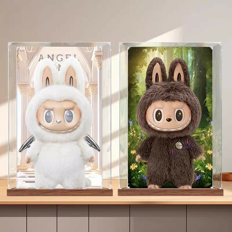 Labubu 大天使 LABUBU Zimomo THE MONSTERS 天使白色大首領大娃58cm