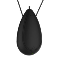 Mini Wearable Air Purifier, Personal Travel Size Air Purifier, Necklace &amp; Portable USB Charging Smoke Purifier Black