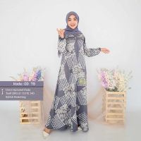 DRESS GAMIS TWILL ORI BY ELZHAF LD 110 CM PJ 140 CM