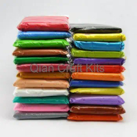 500gram large Super Light Weight Modeling Air Dry Clay Soft Like Squishy After Dry mix color ,you specify color