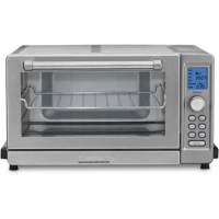 Deluxe Convection Toaster Oven Broiler, Brushed Stainless