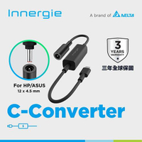 【最高22%回饋 5000點】台達Innergie C-Converter【ASUS&amp;HP】Tip對USB-C 充電連接器/轉換器