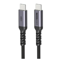 【Coaxial】USB4 EPR 240W PD3.1 Type-C to Type-C 1M 高速傳輸數據線(Gen3x2 40Gbps)