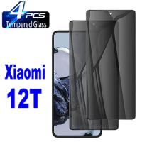 2/4Pcs Anti Spy Tempered Glass For Xiaomi 12T Pro Screen Protector Privacy Glass Film