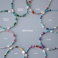 Bracelet Birth Stone Collection: Lucky Gemstones for the 7 Days of Birth