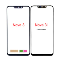 Touch Screen Panel for Huawei Nova 3i 3 PAR-AL00/PAR-LX1M/INE-LX1/INE-AL00/INE-LX2r/PAR-LX9,Outer Glass Cover Panel Replacement