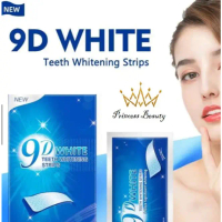 Full hộp 7 Tờ Miếng dán Trắng răng 9D White Teeth Whitening Stripss Princess Beauty